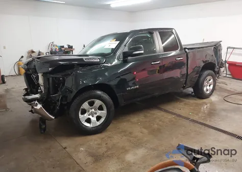 2019 Ram 1500 Big Horn/Lone Star 4X4 6'4 Box z USA, uszkodzony, nr VIN 1C6SRFBT2KN680747